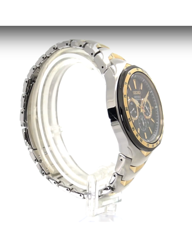 reloj cronógrafo hombre Seiko Coutura SRWZ26 45.6mm cristal de zafiro 100m WR correa de acero